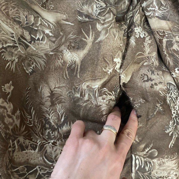 Vintage brown multi Fur Coat - Picture 7 of 11